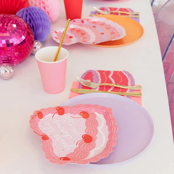 NAPKINS SMALL - SWEETS CHERRY ON TOP CAKE