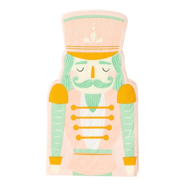 NAPKINS SMALL - CHRISTMAS PASTEL NUTCRACKER