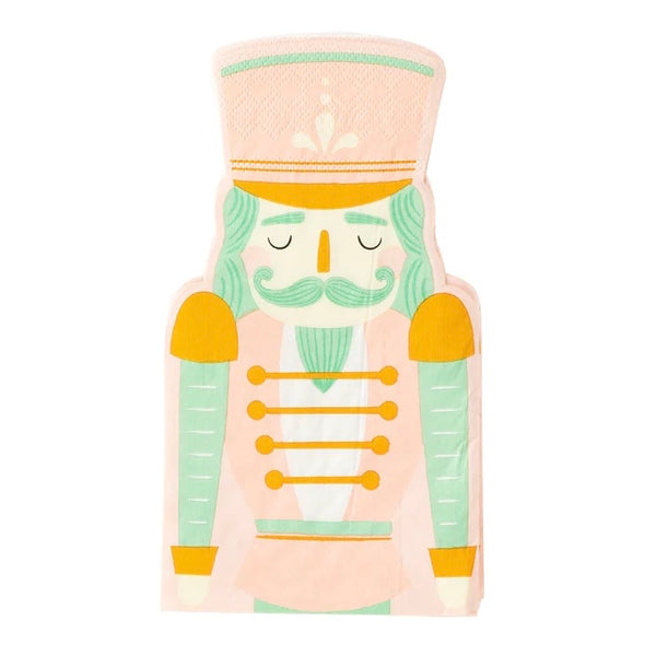 NAPKINS SMALL - CHRISTMAS PASTEL NUTCRACKER