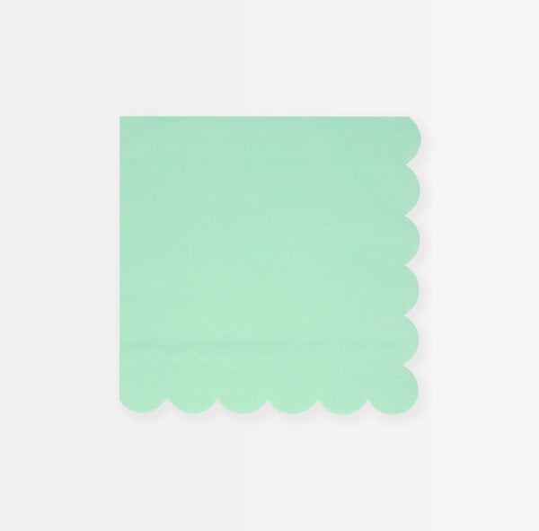 NAPKINS SMALL - GREEN SEA FOAM MERI MERI