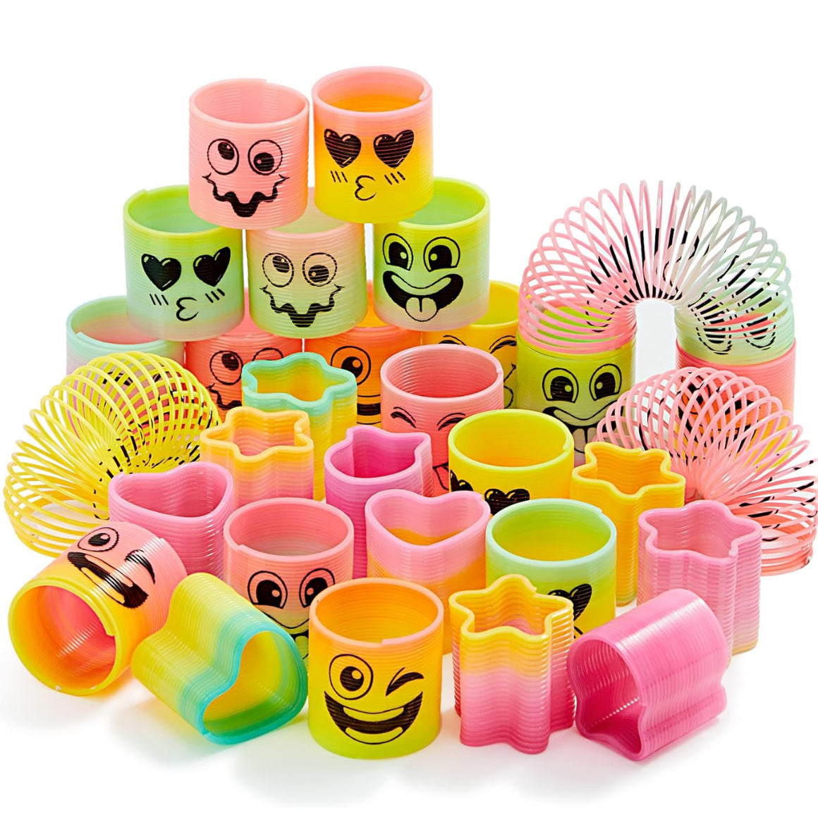 PARTY FAVOURS - MINI ASSORTED PASTEL SLINKY SPRINGS