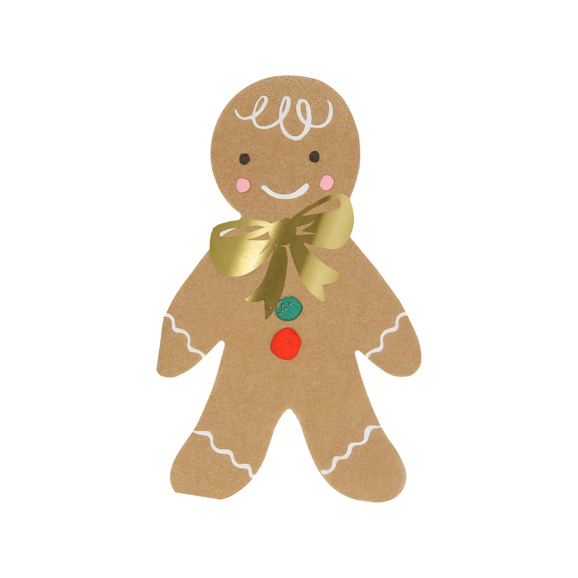 NAPKINS SMALL - CHRISTMAS GINGERBREAD MERI MERI