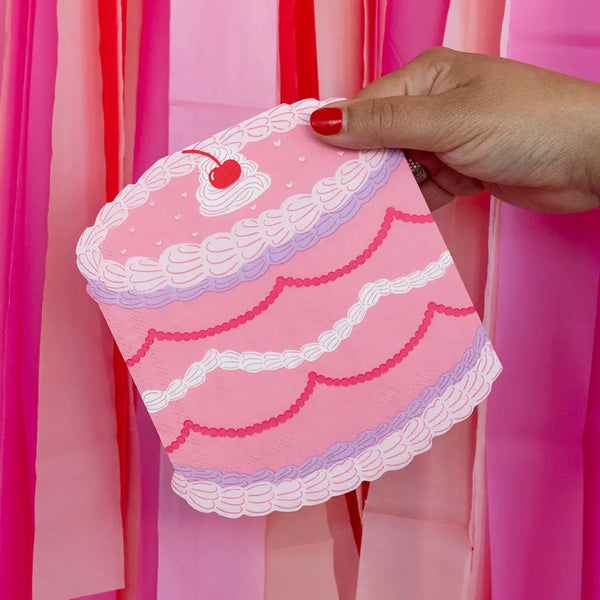 NAPKINS SMALL - SWEETS CHERRY ON TOP CAKE