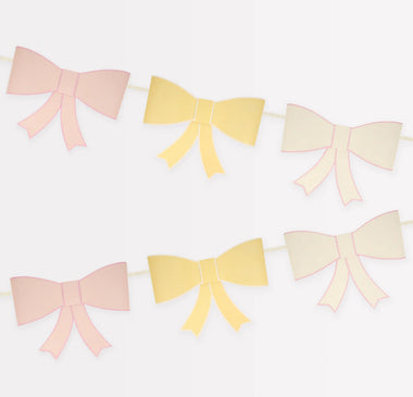 BANNER - BOW PASTEL 3D PAPER MERI MERI