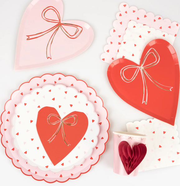 CUPS - VALENTINES MERI MERI HONEYCOMB HEART CUPS