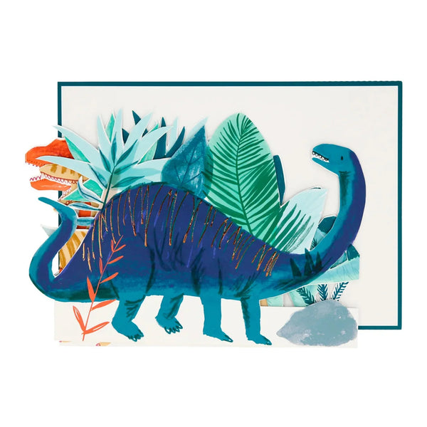 GREETING CARD - DINOSAUR CONCERTINA