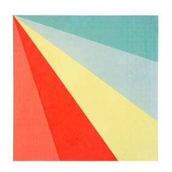 NAPKINS LARGE - RAINBOW COLOURWHEEL