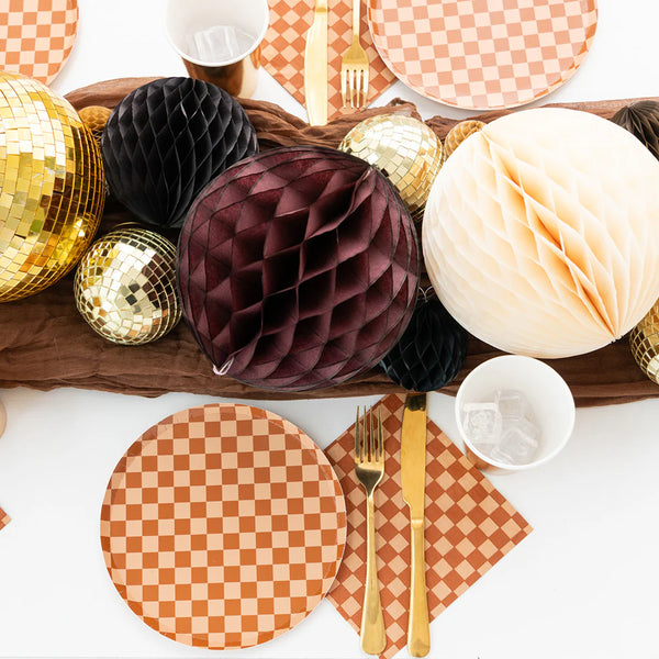 PLATES SMALL - BROWN CAFE CON LECHE CHECK IT