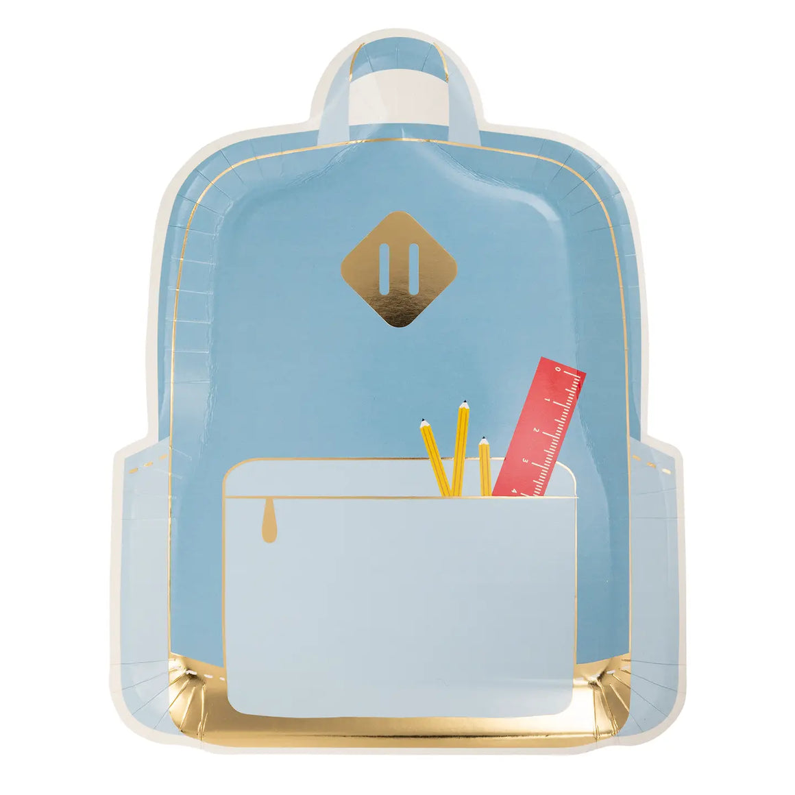 PLATES LARGE - SCHOOL BACKPACK