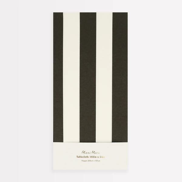 TABLECOVER PAPER - STRIPE BLACK