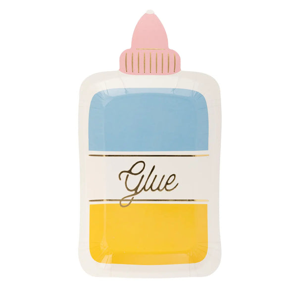 PLATES SMALL - SCHOOL GLUE BOTTLE