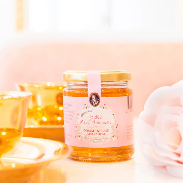ARTISINAL JAMS & JELLIES - NINA’S PARIS MARIE ANTOINETTE APPLE ROSE JELLY 45g
