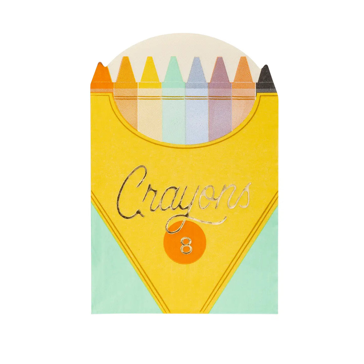 NAPKINS SMALL - BACK TO SCHOOL CRAYON BOX