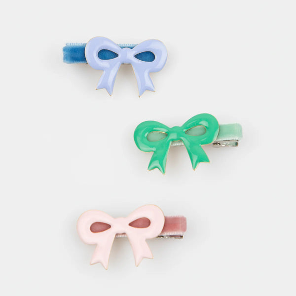 HAIR CLIPS - CHRISTMAS BOWS