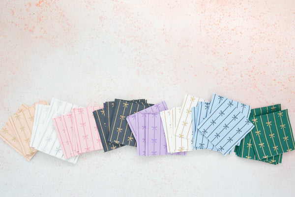 NAPKINS SMALL - BLUE SIGNATURE BOW