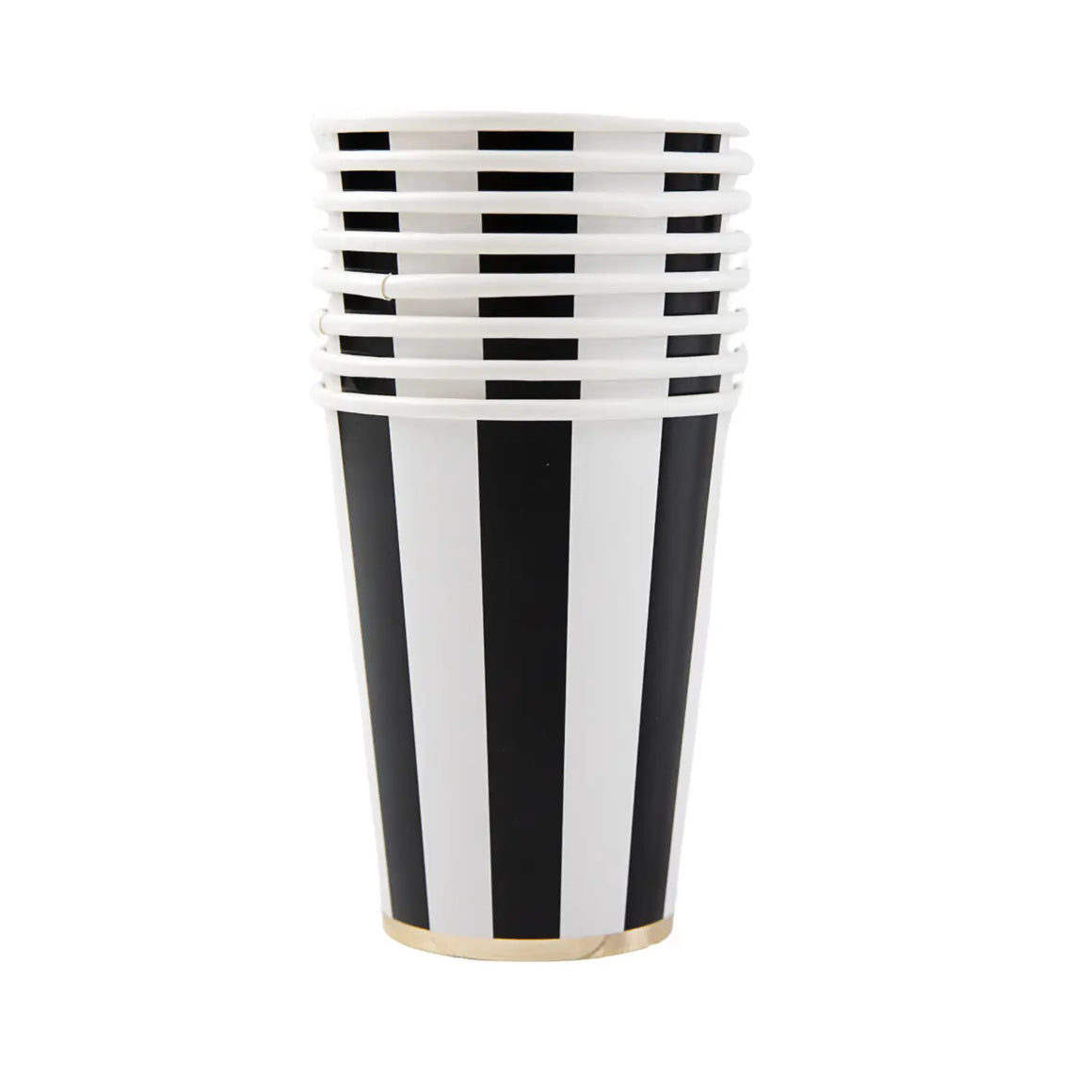 CUPS - BLACK CABANA STRIPE