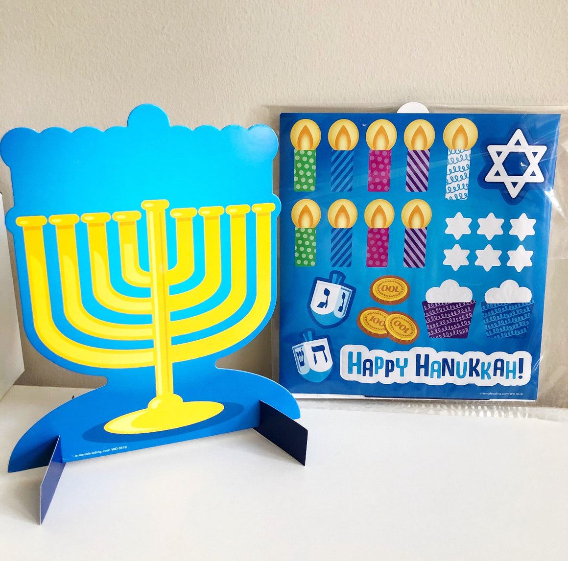 HOLIDAY CRAFT - DECORATE YOUR OWN HANUKKAH MENORAH