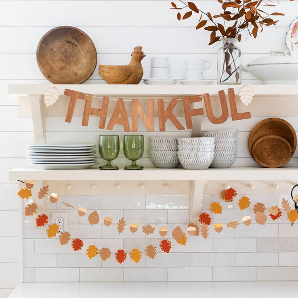 WORD MIX GARLAND - THANKFUL