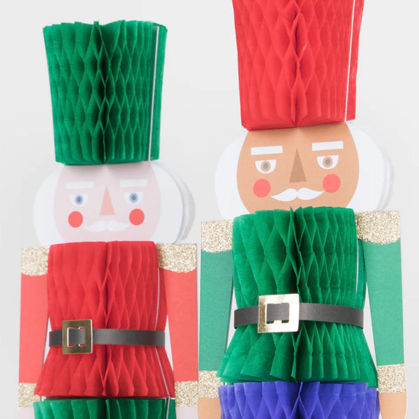 HONEYCOMB DECORATIONS - NUTCRACKERS MERI MERI