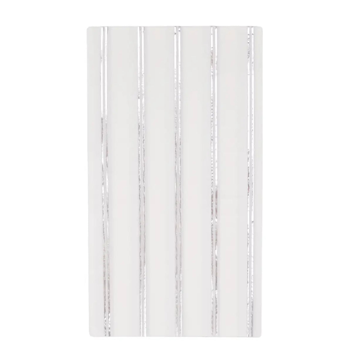 NAPKINS DINNER - SILVER SIGNATURE STRIPE