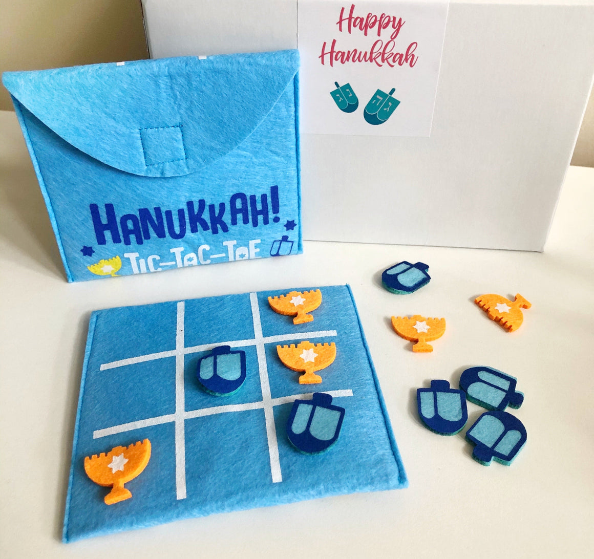 HOLIDAY GAME - HANUKKAH FELT TIC-TAC-TOE