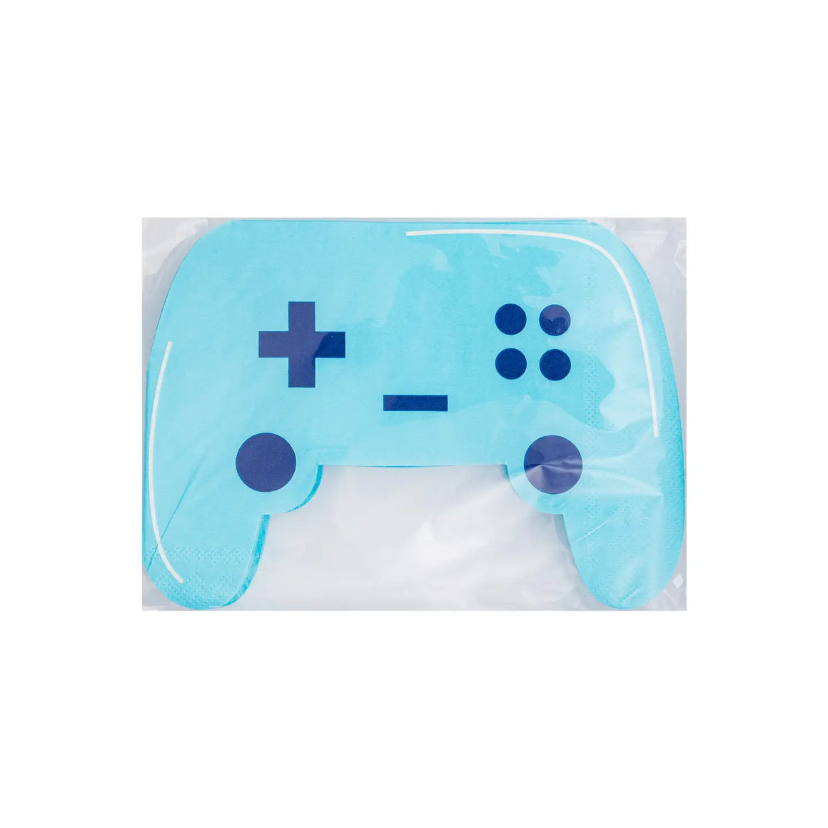 NAPKINS SMALL - LEVEL UP GAMING CONTROLLER BLUE