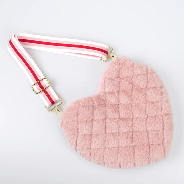BAGS, POUCHES + PURSES - PLUSH HEART BAG MERI MERI