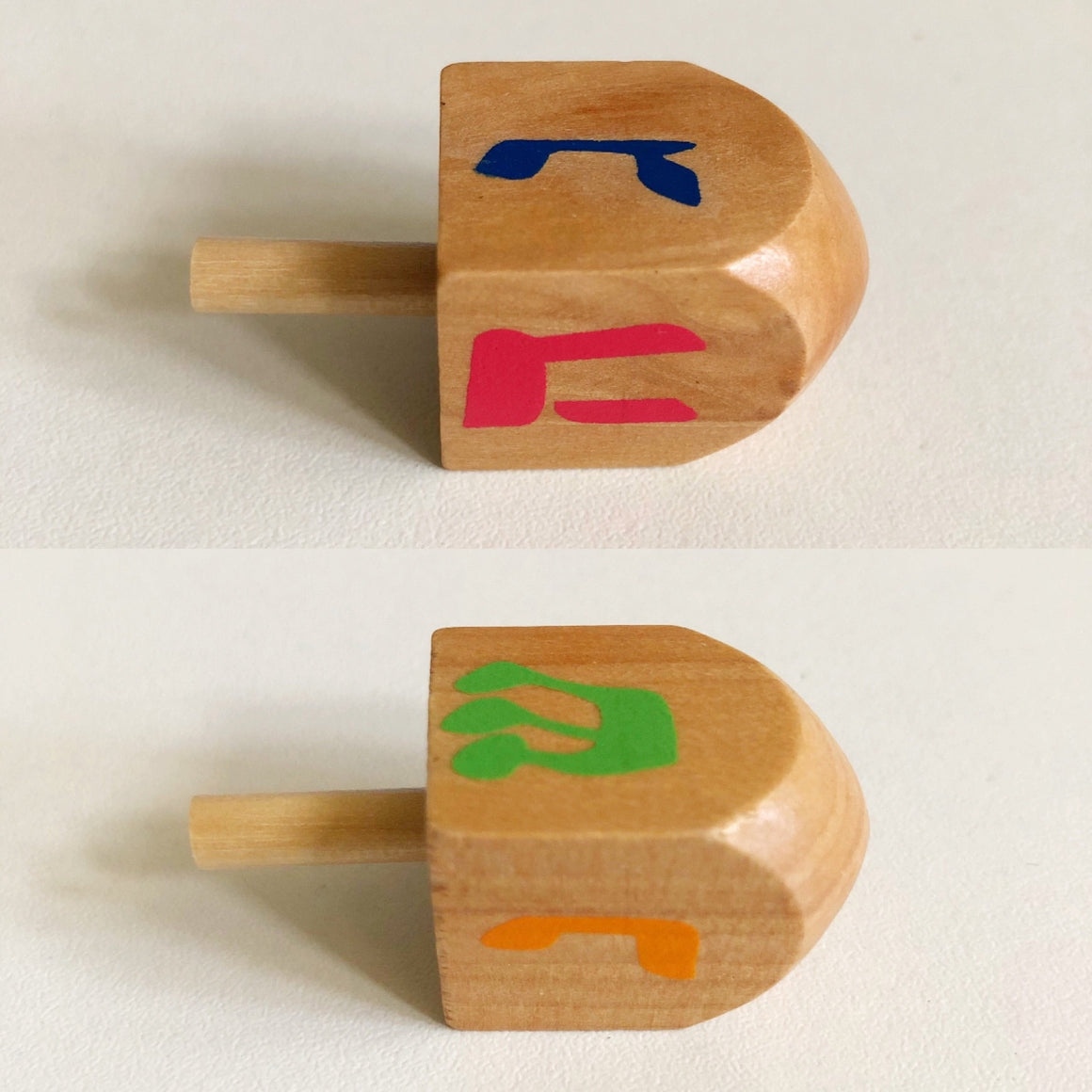 HOLIDAY GIFTS - HANUKKAH DREIDEL WOODEN