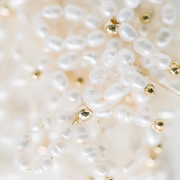 EARRINGS - PETITE PEARL BOWS