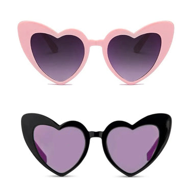 SUNGLASSES ADULT - RETRO HEART SUNNIES