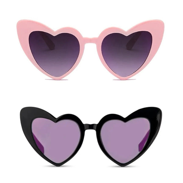 SUNGLASSES ADULT - RETRO HEART SUNNIES