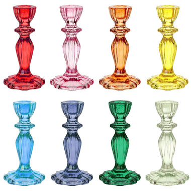 CANDLESTICK HOLDER - GLASS TALL