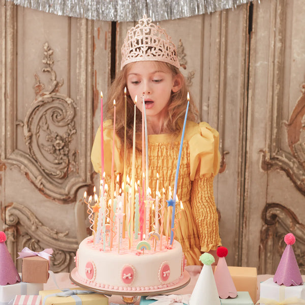 CANDLES - MERI MERI EXTRA TALL TAPERED GOLD