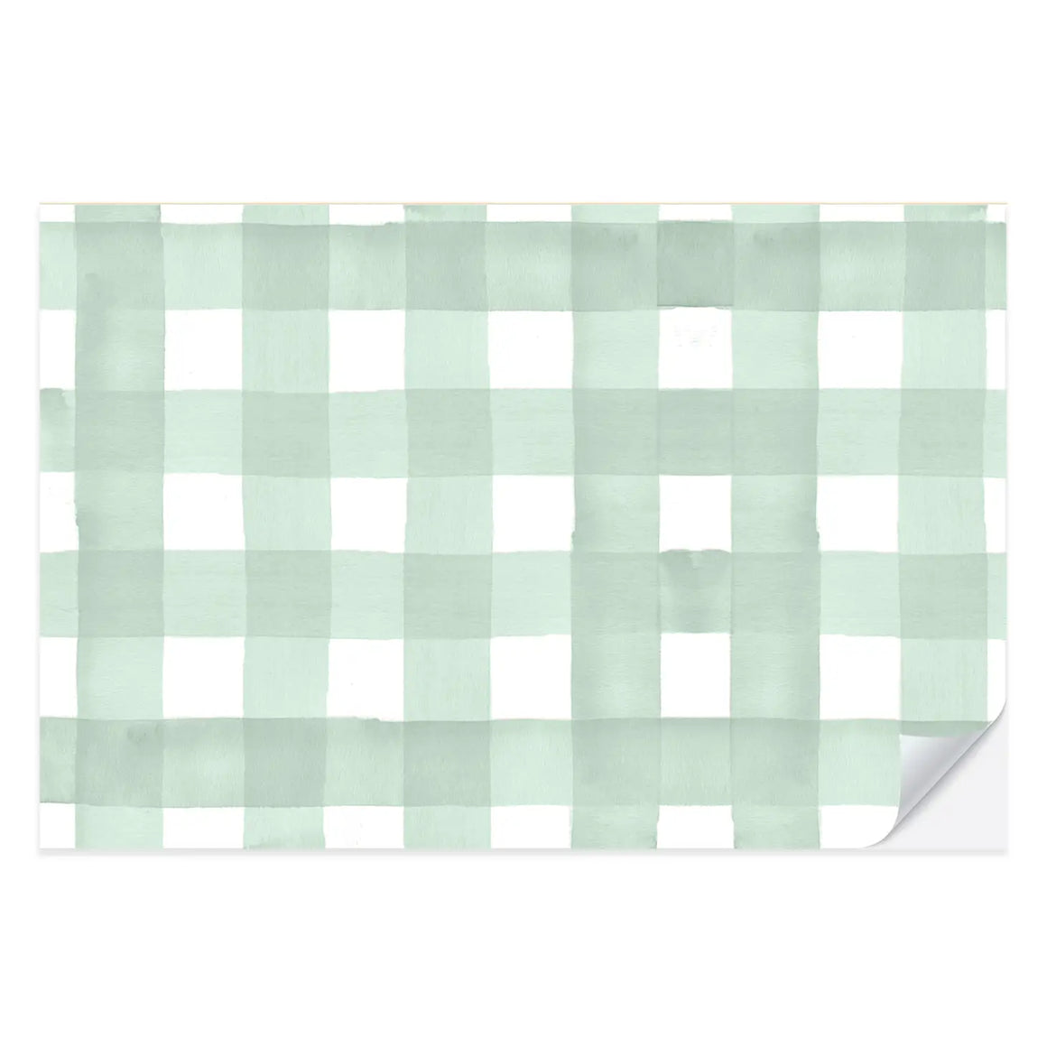 PLACEMATS - GINGHAM SAGE (Pack of 25)