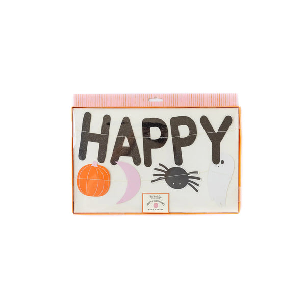 BANNER - HALLOWEEN HAPPY HAUNTING SET