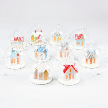 HEIRLOOM GLASS ORNAMENTS - CODY FOSTER FROSTY ADOBE SNOW GLOBE
