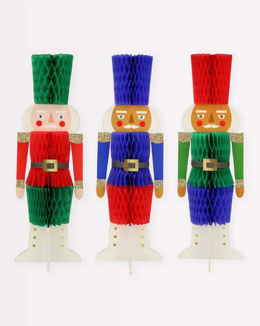 HONEYCOMB DECORATIONS - NUTCRACKERS MERI MERI