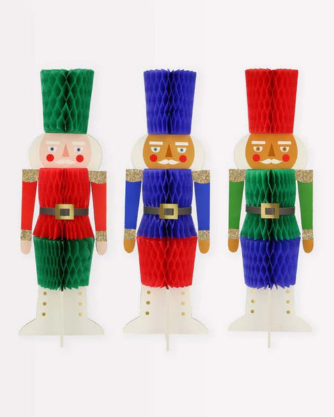 HONEYCOMB DECORATIONS - NUTCRACKERS MERI MERI