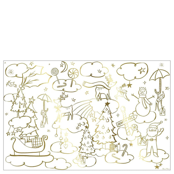 COLOURING POSTER SET - CHRISTMAS
