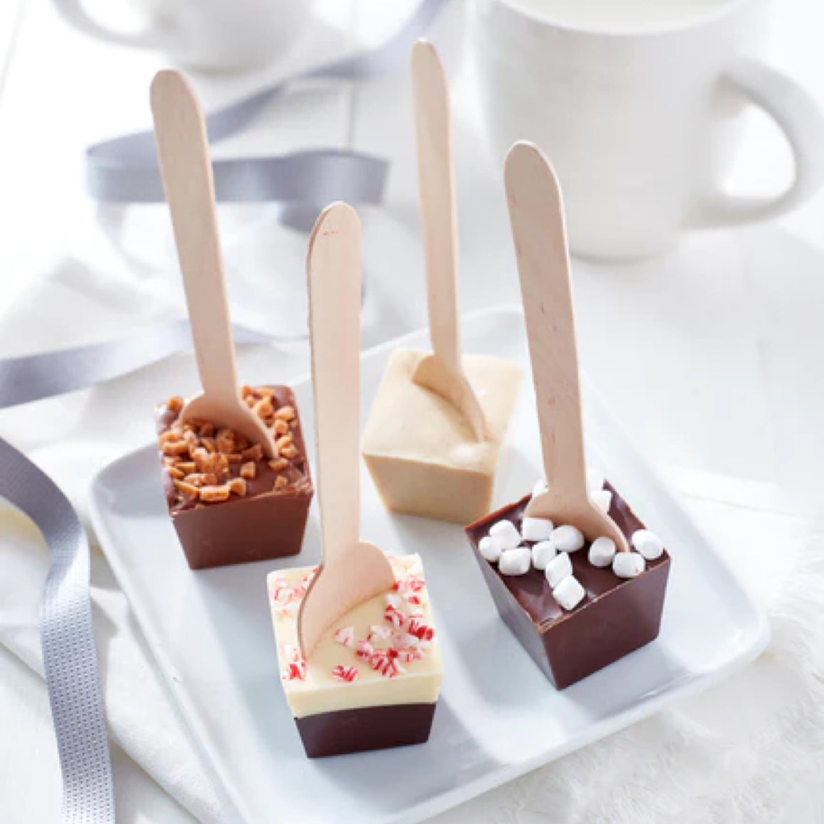 ARTISANAL CONFECTIONS - HOT CHOCOLATE STIR SPOON GIFT BOX