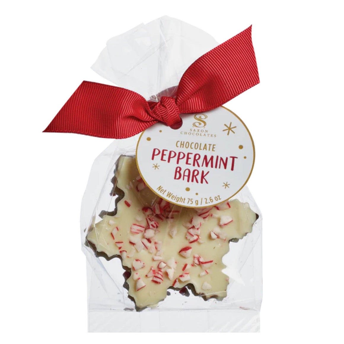 ARTISANAL CONFECTIONS - SNOWFLAKE PEPPERMINT CHOCOLATE BARK