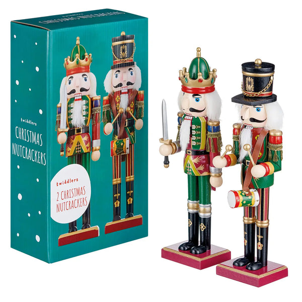 NUTCRACKER - WOODEN SOLDIERS TRADITIONAL (set of 2)
