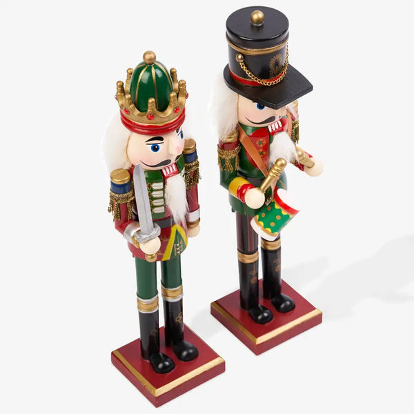 NUTCRACKER - WOODEN SOLDIERS TRADITIONAL (set of 2)