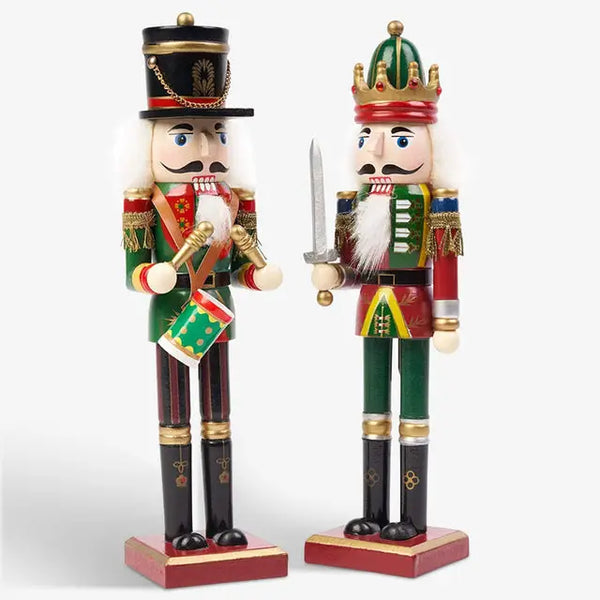 NUTCRACKER - WOODEN SOLDIERS TRADITIONAL (set of 2)