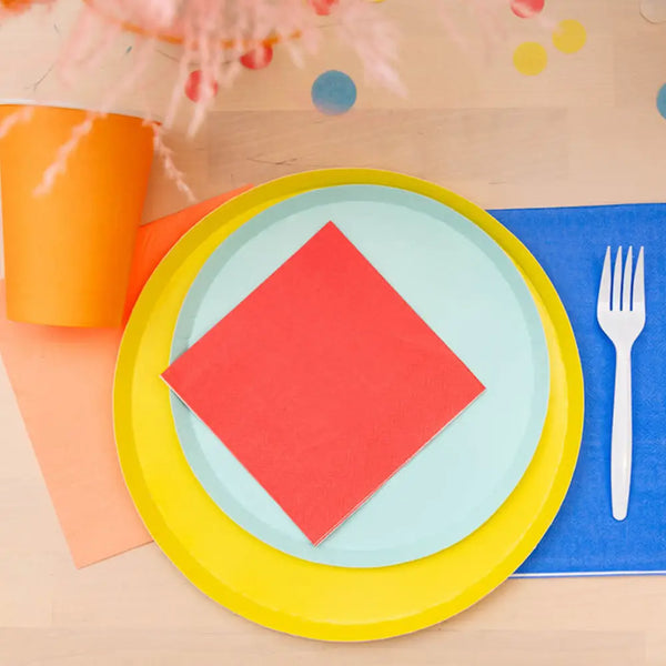 NAPKINS SMALL - RED POPPY SHADE