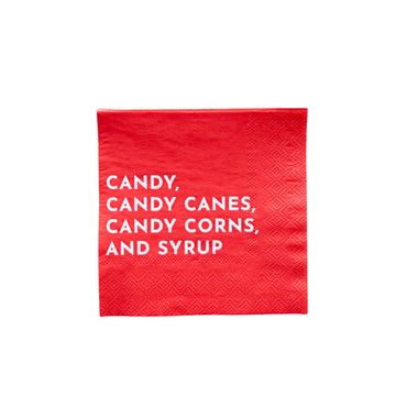 NAPKINS SMALL - CHRISTMAS RED CANDY BUDDY ELF© & ™ New Line Productions, Inc.
