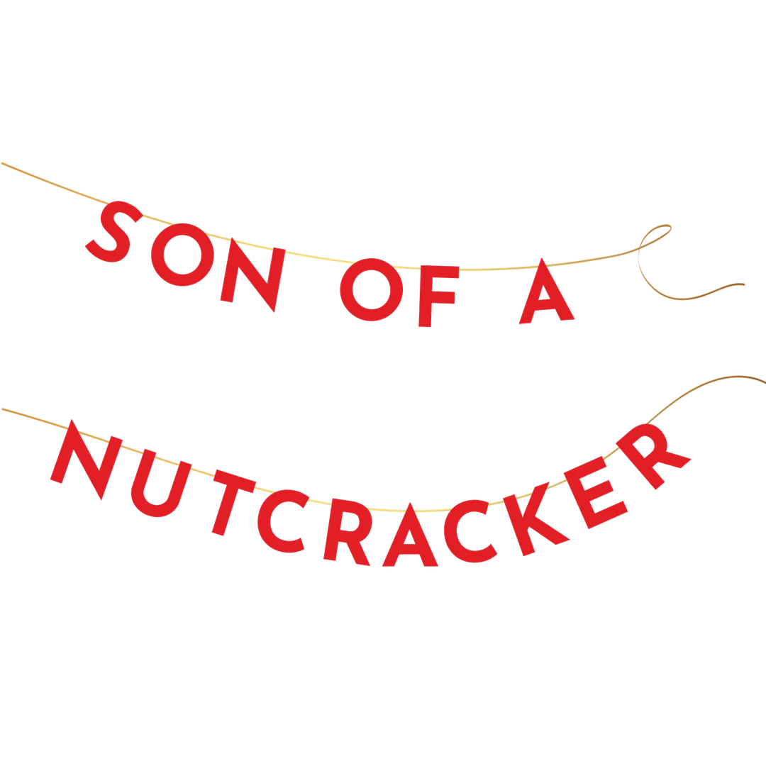 WORD MIX GARLAND - ELF "SON OF A NUTCRACKER" © & ™ New Line Productions, Inc.