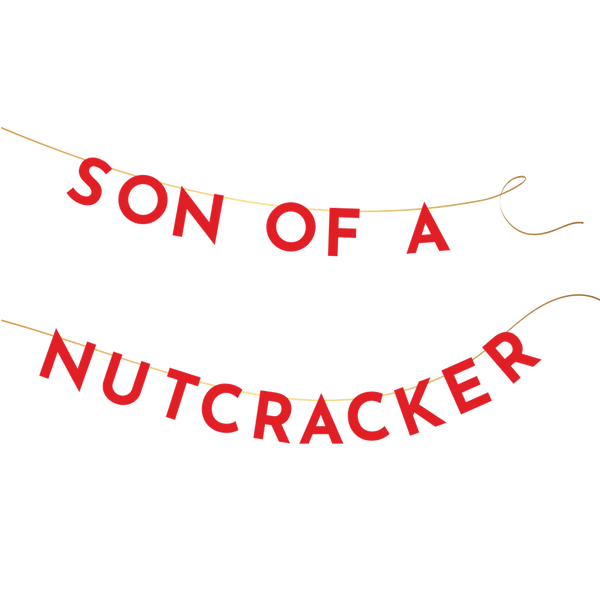 WORD MIX GARLAND - ELF "SON OF A NUTCRACKER" © & ™ New Line Productions, Inc.