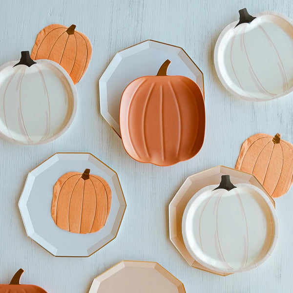 PLATES XL DINNER - NUDE PREMIUM DECAGON SWEET PEACH