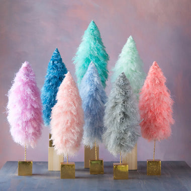 HEIRLOOM CHRISTMAS DECOR - GLITTERVILLE FLUFFY ACRYLIC TREE